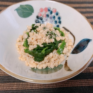 旨味アップ✨納豆とほうれん草の胡麻和え